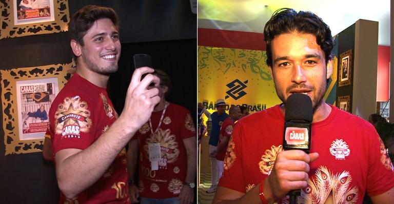 Solteiros, Sergio Marone e Daniel Rocha se divertem no Camarote CARAS
