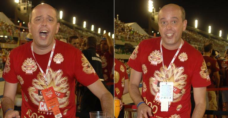 No Camarote CARAS na Sapucaí, Alex Escobar conta que realizou um sonho neste carnaval