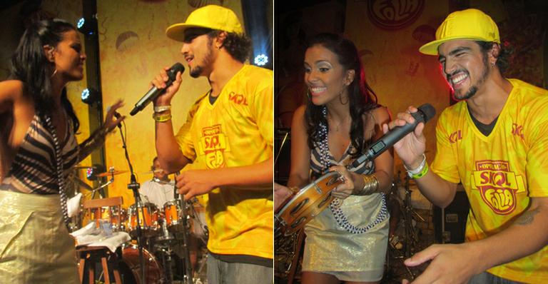 Caio Castro canta com Ju Moraes