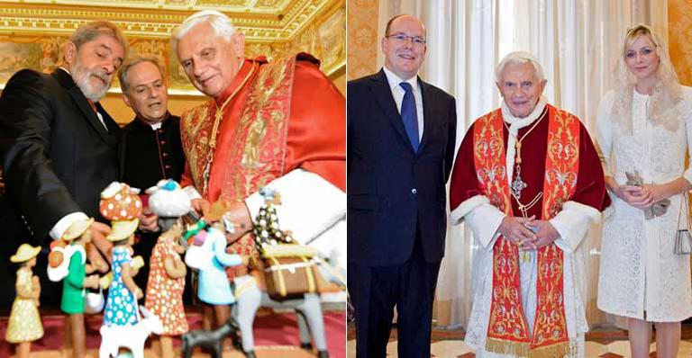 Os encontros de vips com o Papa Bento XVI