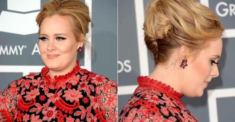 Adele faz tatuagem em homenagem ao filho