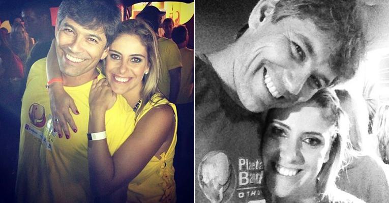 Ex de Edu Guedes, Daniela Zurita curte folia baiana com seu novo amor
