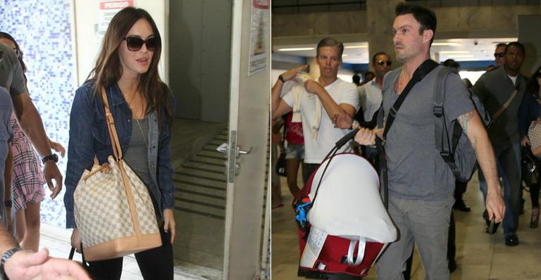 Megan Fox deixa o Rio de Janeiro
