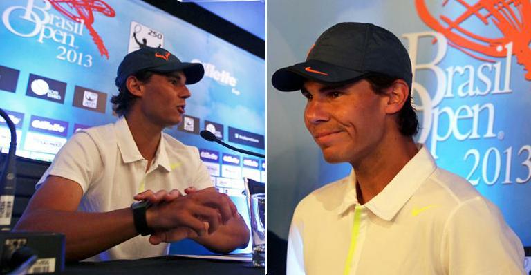 Rafael Nadal já está em São Paulo para jogar o Brasil Open 2013