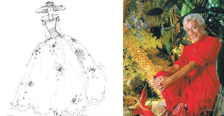 Exposição revela vestido de noiva inédito de Clodovil