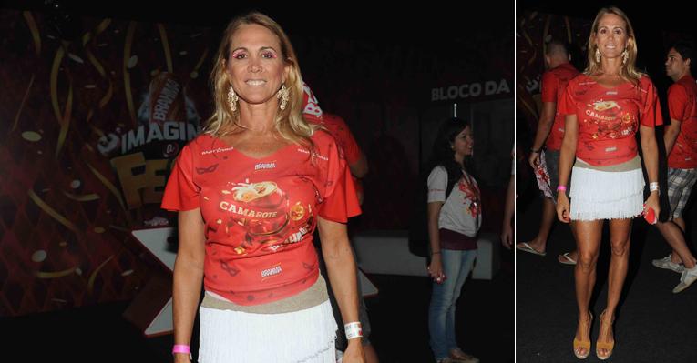 ‘Prefiro vir aqui para assistir e contemplar’, diz Hortência sobre o carnaval