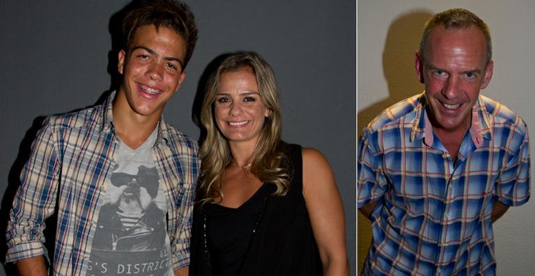 Ronald curte balada com a mãe, Milene Domingues, em show de Fatboy Slim