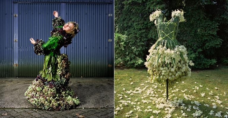 Living Design: Conheça as roupas de planta da designer Nicole Dextras