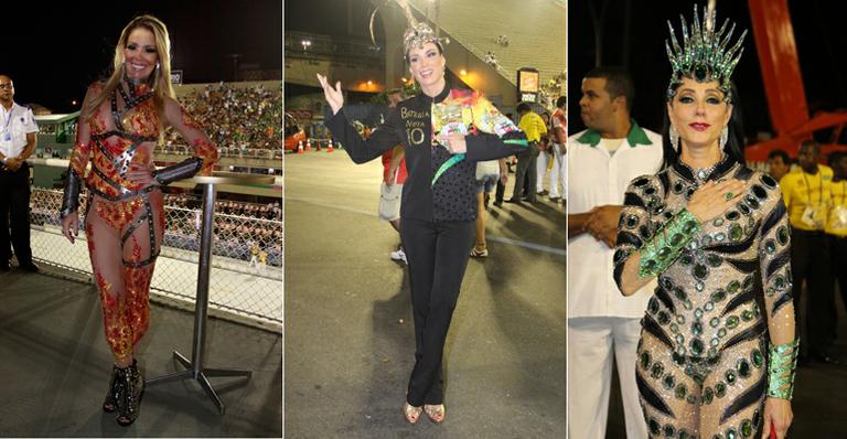 Famosos vão ao desfile das campeãs no Rio de Janeiro