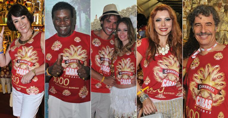 Famosos se divertem no Camarote CARAS em noite das campeãs do carnaval do Rio