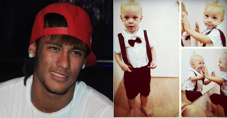 Papai coruja, Neymar se declara ao pequeno Davi Lucca