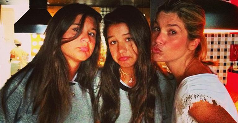 Acabou a moleza! Filha de Flávia Alessandra volta às aulas