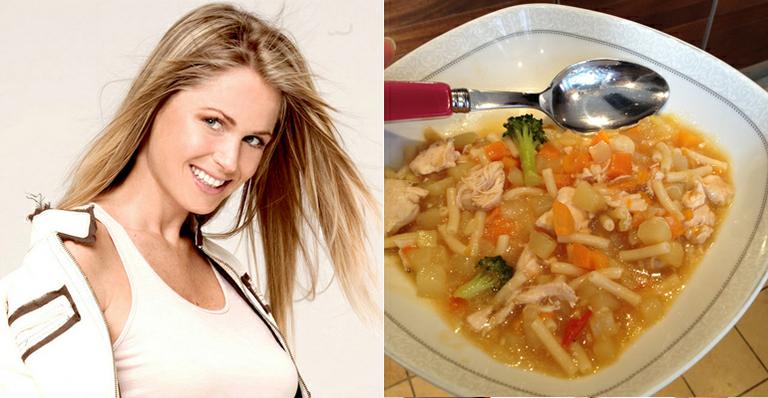 Susana Werner ensina receita de sopa para as crianças