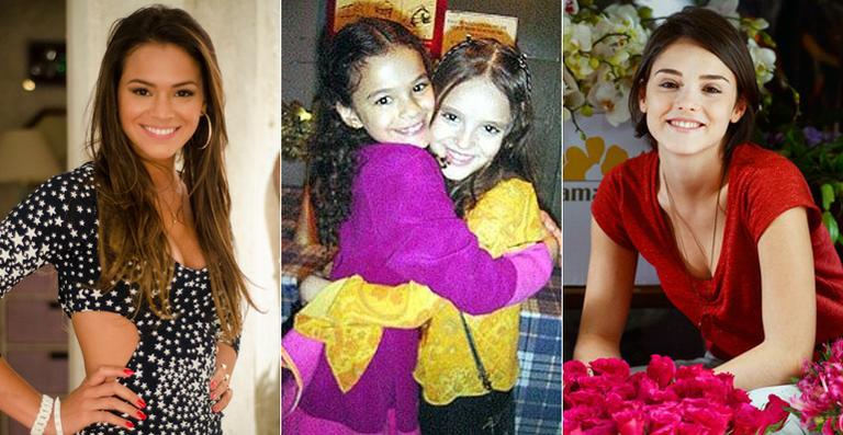 Bruna Marquezine relembra a infância com foto ao lado de Isabelle Drummond