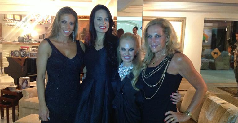 Regina Manssur recebe ‘amigas ricas’ em jantar