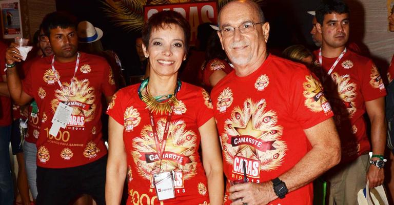 Márcia Lage e Renato Lage festejam sucesso do Salgueiro na Avenida