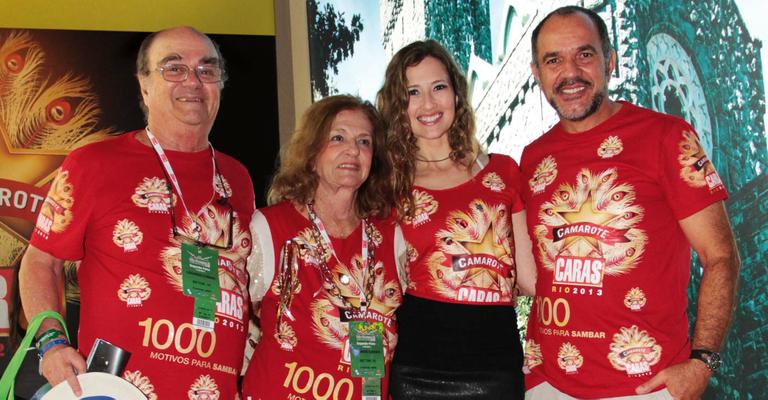 Marcia Del Anillo e Humberto Martins curtem folia de Carnaval