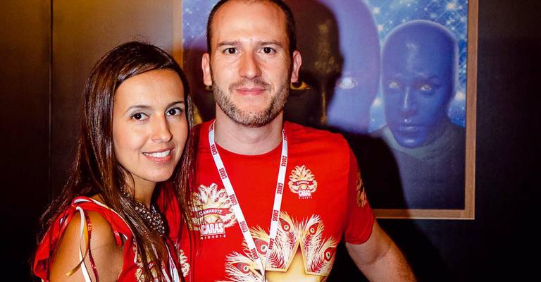 Roger Solé e sua Adriana Fernandes celebram parceria com CARAS