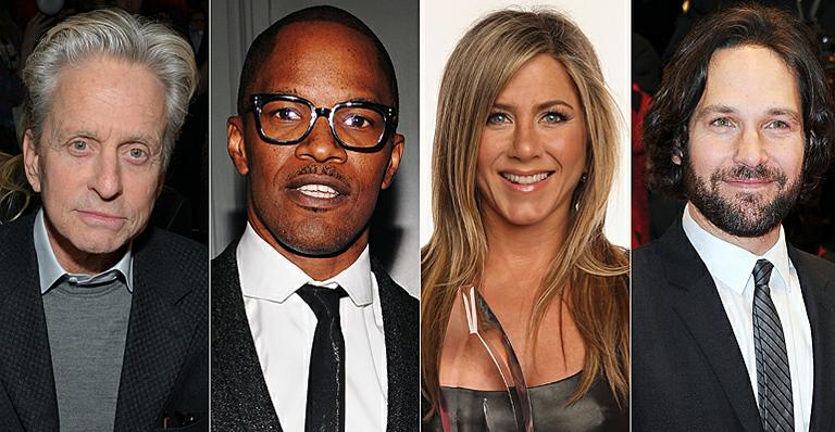 Michael Douglas, Jamie Foxx, Jennifer Aniston e Paul Rudd apresentarão o Oscar