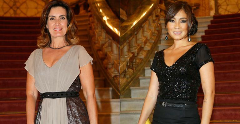 Fátima Bernardes e Dani Suzuki vão ao Prêmio Anu no Rio de Janeiro