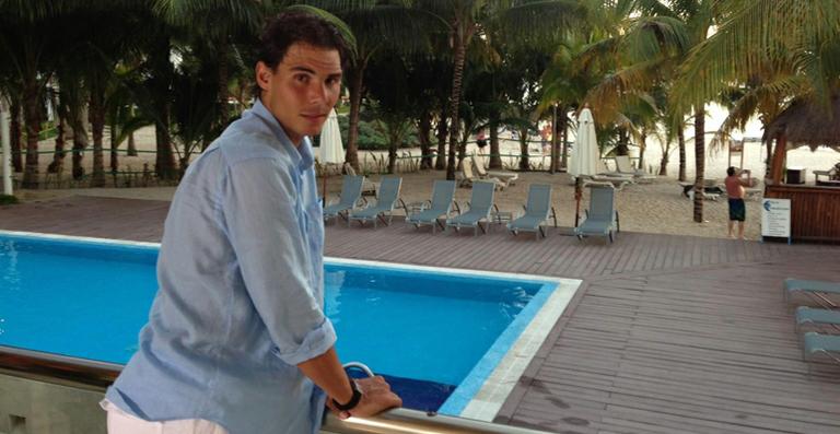 Depois de conquistar o Brasil Open, Rafael Nadal curte a ilha de Cozumel, no México