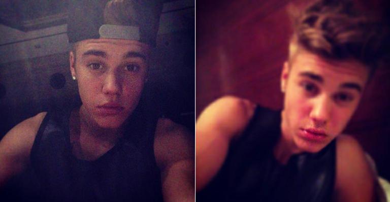 Justin Bieber pede beijo na internet ao postar foto com foco em sua boca