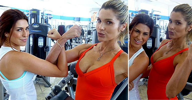 Fernanda Paes Leme e Flávia Alessandra: dupla que está dando o que falar