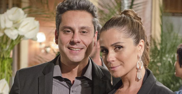 Alexandre Nero morre de rir com Giovanna Antonelli em ‘Salve Jorge’