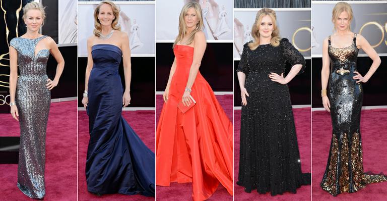 Os looks do red carpet do Oscar 2013