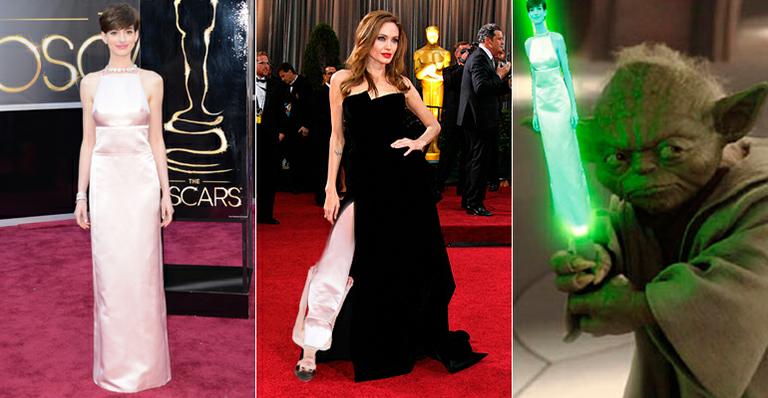 Look de Anne Hathaway vira piada na Internet