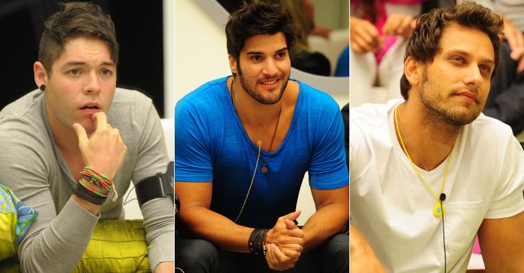 Nasser, Marcello e Eliéser disputam o sétimo paredão do ‘BBB13’