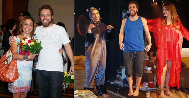 Cissa Guimarães acompanha carreira artística de João no teatro