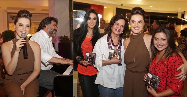 Autógrafos de Alessandra Maestrini às colegas famosas