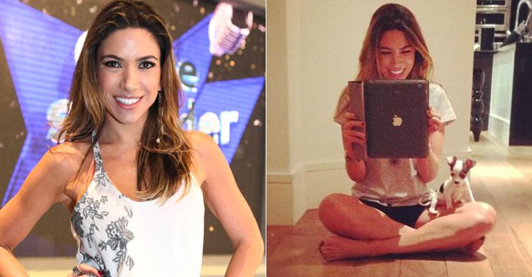 Patrícia Abravanel apresenta a sua nova mascote