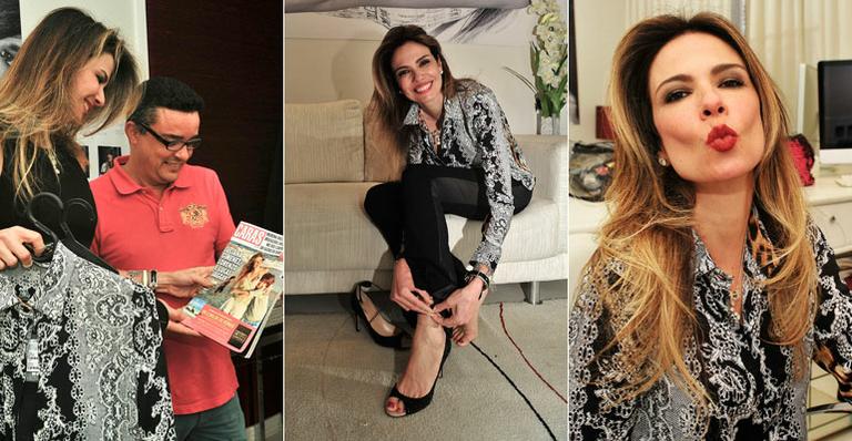 Luciana Gimenez abre as portas de seu camarim no ‘SuperPop’ e revela paixão por sapatos