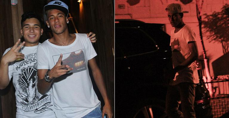 Sem Bruna Marquezine, Neymar curte noite paulistana