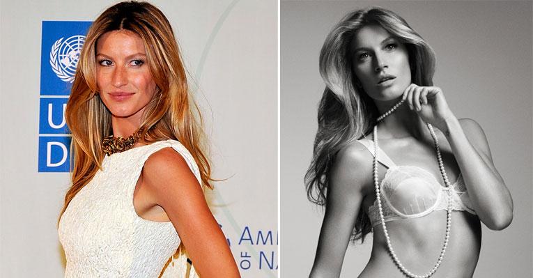 Lingerie de Gisele Bündchen é opção para noite de núpcias