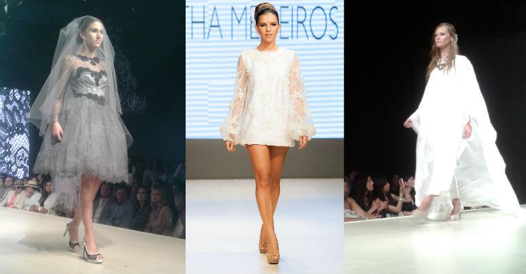 Desfiles de vestidos de noiva trazem tendências que quebram tabus. Confira as novidades!