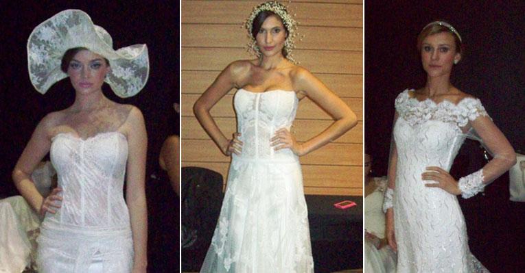 Renda e chapéu: sofisticação ao vestido de noiva