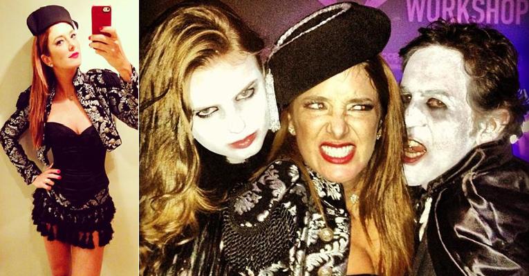 De toureira, Ticiane Pinheiro curte festa à fantasia