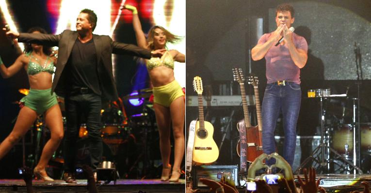 Leonardo e Eduardo Costa levam fãs ao delírio em show