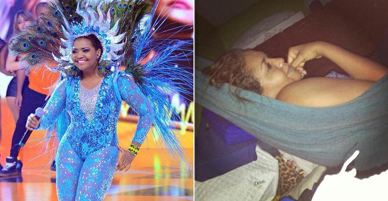 Gaby Amarantos descansa em rede e comenta: ‘Somos todos iguais’