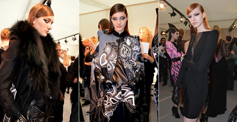 O backstage da Léonard na Paris Fashion Week