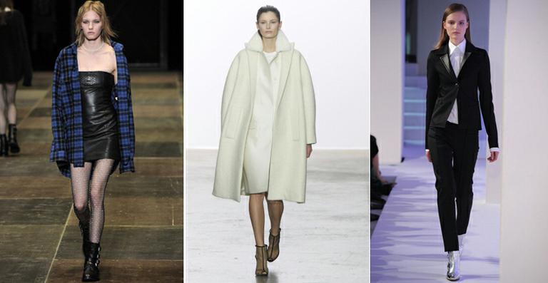 O grunge-chique de Saint Laurent na passarela da Paris Fashion Week