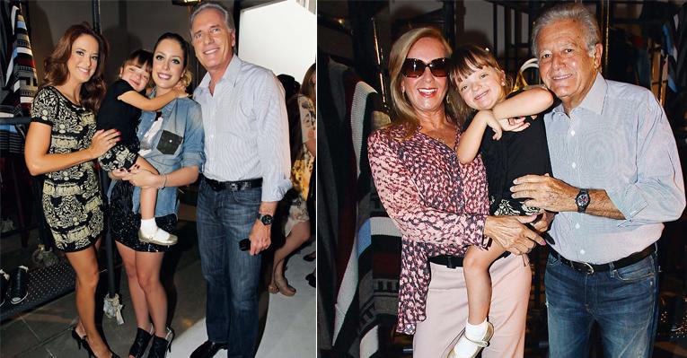 Com a esposa Ticiane Pinheiro, Roberto Justus prestigia desfile da grife da filha
