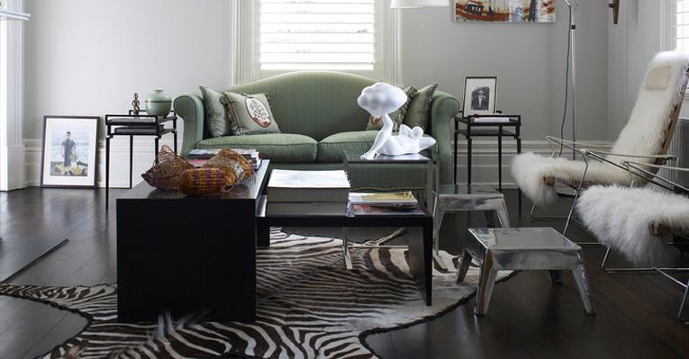 Living Design: Peles fashionistas usadas no décor