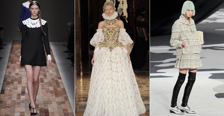 O mundo mágico de Chanel e a realeza de Valentino e McQueen