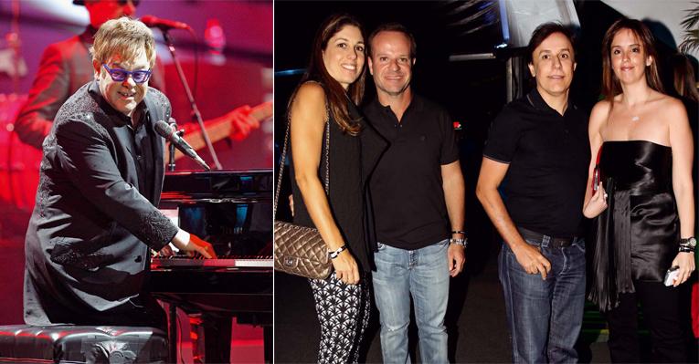 Elton John canta para vips em São Paulo