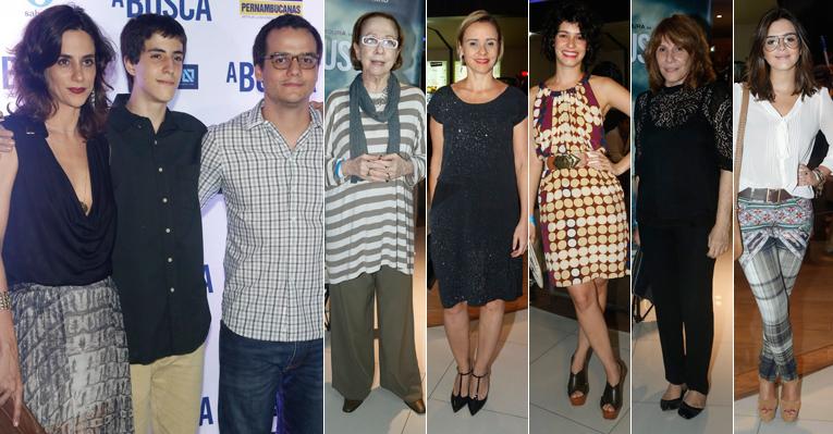 Elenco de ‘A Busca’ recebe vips em pré-estreia no Rio de Janeiro