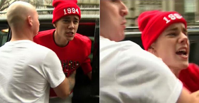 Justin Bieber discute com paparazzo em Londres